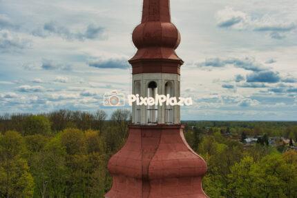 Bell Tower of St. Nicholas Church in Põltsamaa, Estonia